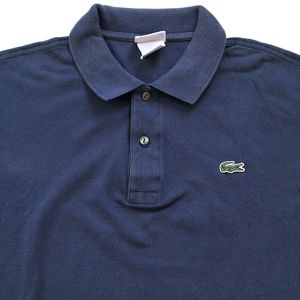 Lacoste Navy Blue Polo Men's Medium Vintage